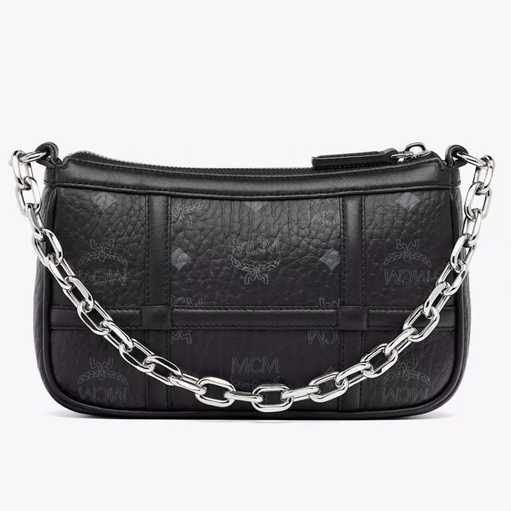 MCM Aren Shoulder Bag In Visetos